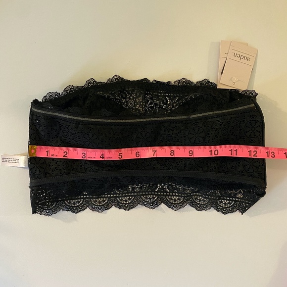 Auden strapless lightly lined lacy bralette NWT - Picture 2 of 4